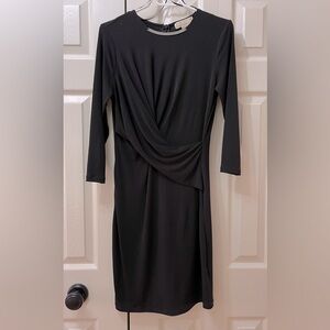 MK knee length black dress. Size small